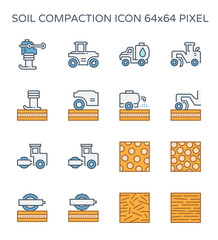soil compaction icon
