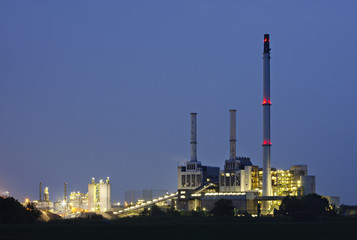 Obraz premium Chemical Park Power Station