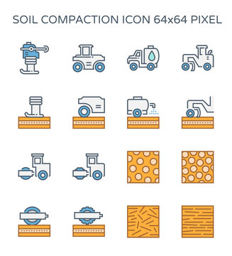 soil compaction icon
