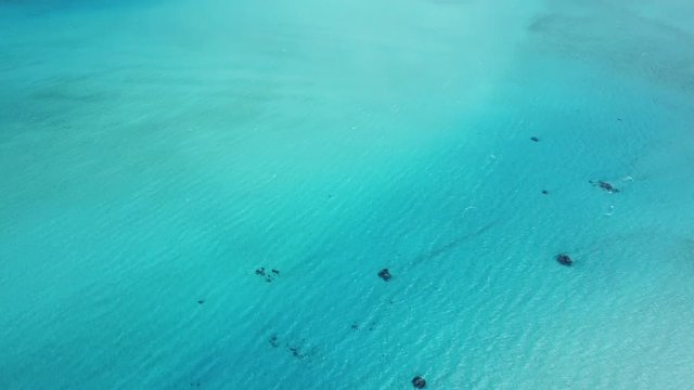 Taha and Bora Bora aerial view panorama landscape French Polynesia Tahiti