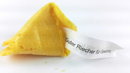 Gl&uuml;ckskekse mit Spruch