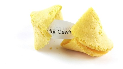 Glückskekse mit Spruch