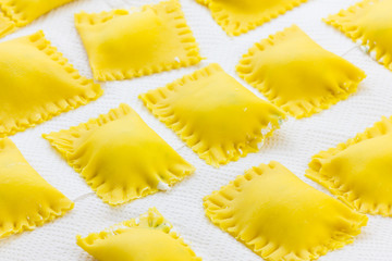 Italian tasty stuffed Ravioli
