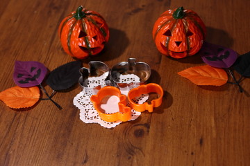 ハロウィンのためのお菓子作り