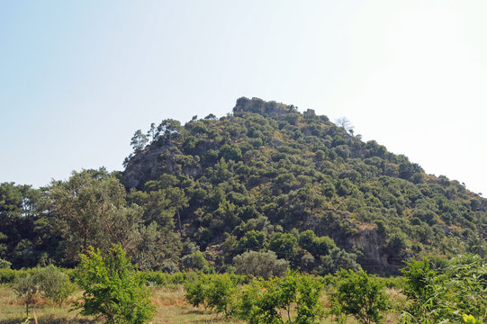 L'acropole de Kaunos en Anatolie