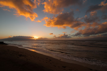 Obraz premium Maui sunset