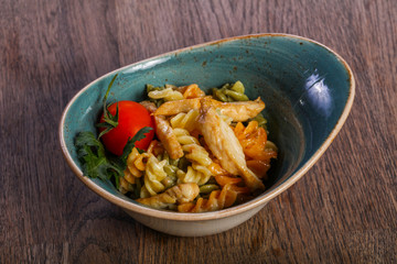 Pasta with chicken