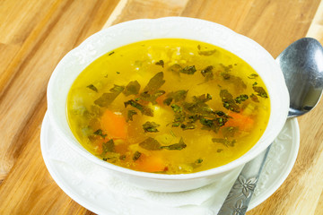 Light minestrone soup