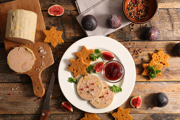 foie gras and gingerbread toast