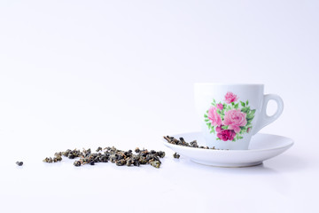 Spilled Chinese Oolong Tea