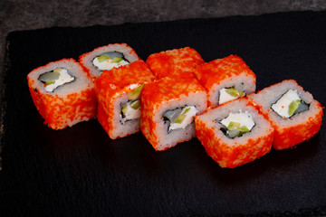 Japanese roll with prawn