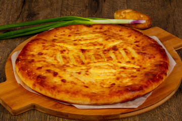 Homemade Ossetian pie