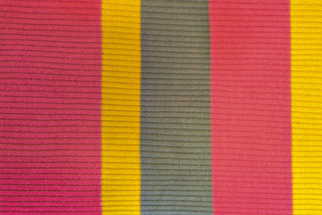 Background of colored textiles.