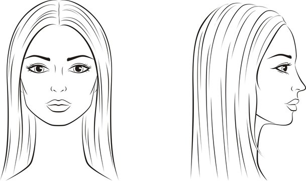 How to Draw a Female Face Step by Step Tutorial  EasyDrawingTips