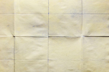 Old folded sheet of paper, texture background