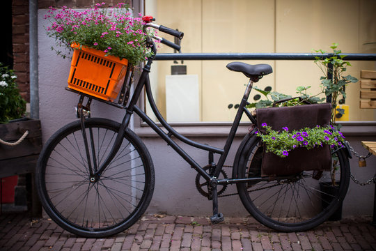 Bicycles in Dutch streets
