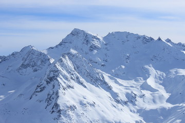 Fototapeta premium montagne en hiver