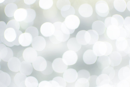 white blur abstract background. bokeh christmas 