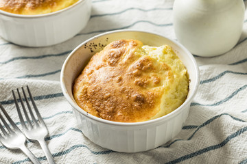 Homemade Egg and Cheese Souffle