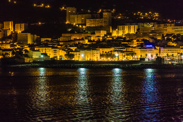 Fototapeta premium sunrise over the bay of Ajaccio