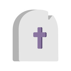 Obraz premium Graves Flat illustration