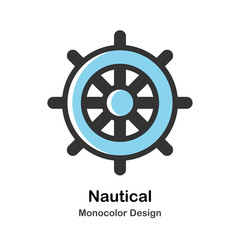 Nautical Monocolor Illustration