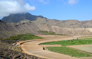 Beautiful view of volcanic Caldera del Rey Natural Monument in Tenerife,Canary Islands,
Spain.It...