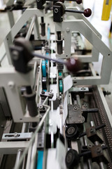 Machinery and printing processes in a modern printing house.