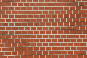 Hintergrund - rote Ziegelsteinwand - Ziegelsteinmauer