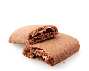 Chocolate Dessert Isolated On White Background.