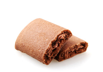 Chocolate Dessert Isolated On White Background.