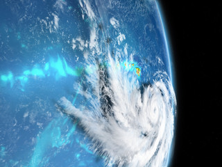 Hurricane Lane illustration