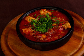 Georgian cuisine chashushuli