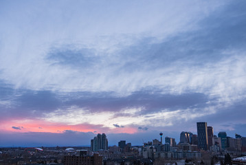 Sunset in Calgary