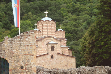 Fototapeta na wymiar Ravanica Monastery, Serbia