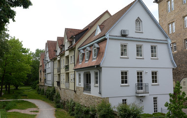Fototapeta na wymiar Häuser in Öhringen