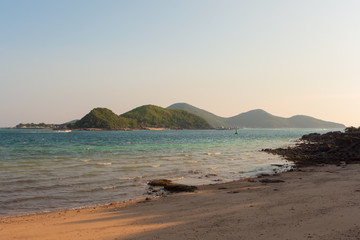 Fototapeta premium A small,quiet beach on Koh Sak,Thailand
