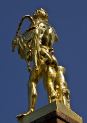 Fototapeta premium statue, sculpture, art, sky, religion, monument, angel, ancient, architecture