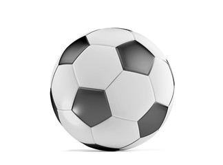 Fototapeta premium isolated soccer ball 3d-illustration