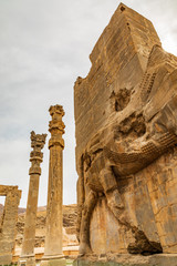 Islamic Republic of Iran, Shiraz.  Persepolis, Parsa. The ceremonial capital of the Achaemenid...