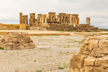 Islamic Republic of Iran, Shiraz.  Persepolis, Parsa. The ceremonial capital of the Achaemenid...