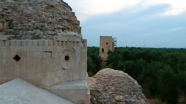 Remains of an ancient Byzantine church of Casale Balsignano near Bari. Apulia - Italy