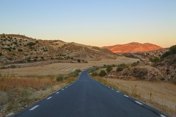 Landscape of Andalucia in Spain.