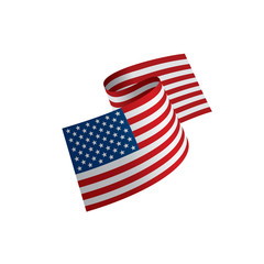 USA Flag isolated