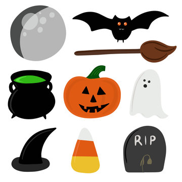 Various Halloween Graphic Elements
