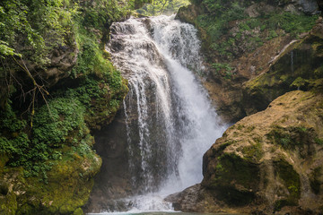 Vintgar-Klamm (Blejski vintgar) in den Jülischen Alpen, Slowenien