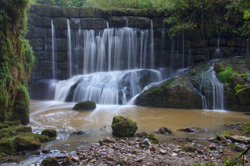 Obraz premium Wasserfall im Allgäu