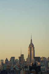 Fototapeta na wymiar Midtown Manhattan mit Empire State Building im Abendlicht