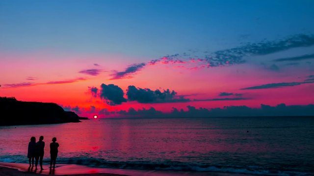 Sunrise Time Lapse Sinemorets Beach at Bulgaria's Black Sea