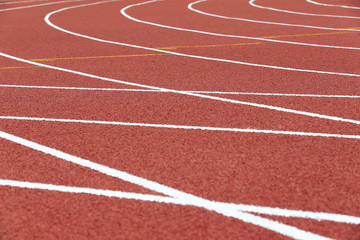 Fototapeta premium Beautiful runway, in track and field